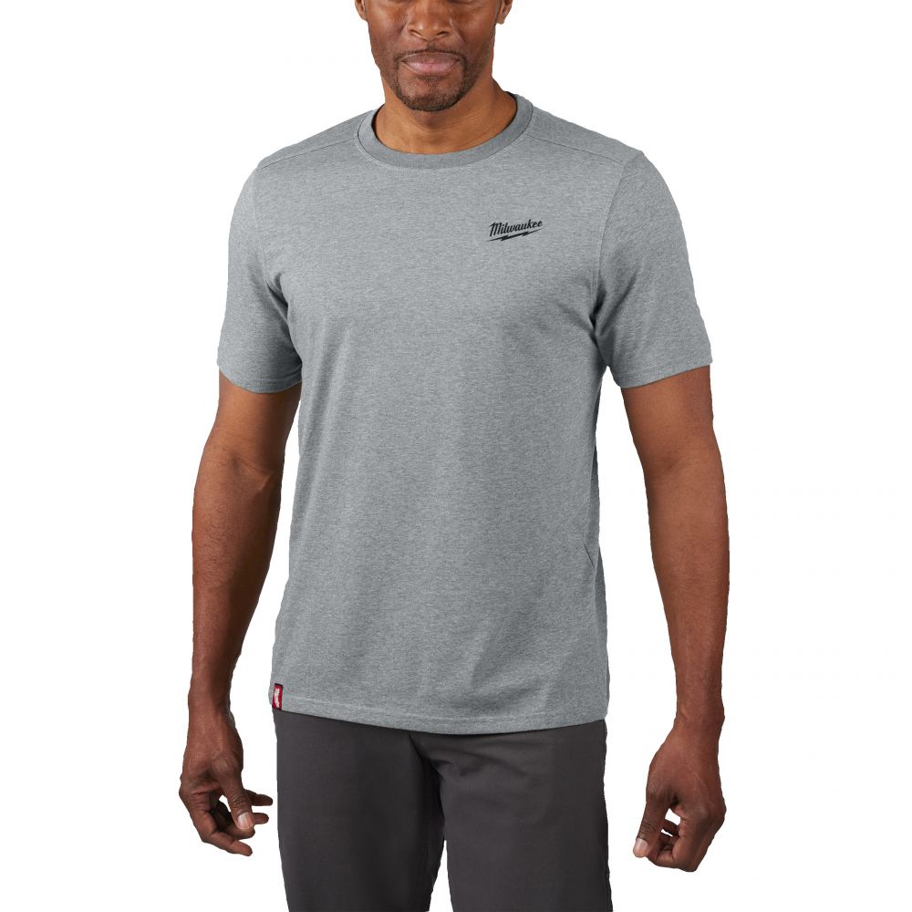 Hybrid-T-Shirt grau 